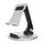 Supporto da tavolo per tablet portatile per telefono cellulare, colore: argento rotondo girevole Supporto da tavolo per tablet portatile per telefono cellulare, colore: argento rotondo girevole