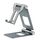 Z10A Supporto pigro per tablet da tavolo con doppio supporto per telefono cellulare pieghevole in lega di alluminio (grigio) Z10A Supporto pigro per tablet da tavolo con doppio supporto per telefono cellulare pieghevole in lega di alluminio (grigio)