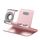 Per iPhone/AirPods/Apple Watch Serie AhaStyle 3 in 1 Supporto in lega di alluminio (oro rosa)