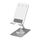 Supporto per telefono cellulare e tablet in lega di alluminio acrilico con base girevole a 360 gradi (argento) Supporto per telefono cellulare e tablet in lega di alluminio acrilico con base girevole a 360 gradi (argento)