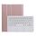 A102B-A Lambskin texture quadrato tastiera tastiera Bluetooth custodia in pelle con controllo touch per iPad Pro 10.5 pollici / 10.2 2021 e 2020 e 2019 / AIR 3 (oro rosa) A102B-A Lambskin texture quadrato tastiera tastiera Bluetooth custodia in pelle con controllo touch per iPad Pro 10.5 pollici / 10.2 2021 e 2020 e 2019 / AIR 3 (oro rosa)