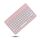 X4 Tastiera Bluetooth del colore spray per tasti rotondi X4 (rosa chiaro) X4 Tastiera Bluetooth del colore spray per tasti rotondi X4 (rosa chiaro)