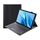 Per vivo Pad Air / iQOO Pad 11.5 pollici AV13 TPU Ultra-sottile Custodia in pelle con tastiera Bluetooth staccabile (nero)