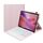 Custodia per tablet in pelle con tastiera Bluetooth retroilluminata staccabile ultrasottile con touchpad per Lenovo Tab 10.1 / ZhaoYang K10C 10.1 AM29-AS (rosa e bianco) Custodia per tablet in pelle con tastiera Bluetooth retroilluminata staccabile ultrasottile con touchpad per Lenovo Tab 10.1 / ZhaoYang K10C 10.1 AM29-AS (rosa e bianco)