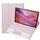 Custodia per tablet in pelle con tastiera Bluetooth con tasti rotondi staccabili ultrasottili per Lenovo Tab 10.1 / ZhaoYang K10C 10.1 YAM29-A con touchpad (rosa e bianco) Custodia per tablet in pelle con tastiera Bluetooth con tasti rotondi staccabili ultrasottili per Lenovo Tab 10.1 / ZhaoYang K10C 10.1 YAM29-A con touchpad (rosa e bianco)
