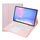 Custodia in pelle per tablet Samsung Galaxy Tab S10 FE+ A820B-A con tastiera Bluetooth staccabile e touchpad (rosa) Custodia in pelle per tablet Samsung Galaxy Tab S10 FE+ A820B-A con tastiera Bluetooth staccabile e touchpad (rosa)