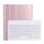 A098BS Custodia protettiva per tastiera Bluetooth retroilluminata rimovibile ultra sottile per iPad Air 4 da 10,9 pollici (2020), con supporto e slot per penna (oro rosa)
