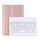 A05 Custodia in pelle con tastiera Bluetooth rimovibile in ABS ultra sottile Bluetooth 3.0 per iPad mini 5, con supporto (oro rosa) A05 Custodia in pelle con tastiera Bluetooth rimovibile in ABS ultra sottile Bluetooth 3.0 per iPad mini 5, con supporto (oro rosa)