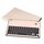 FT-1039B Tastiera staccabile Bluetooth 3.0 in lega di alluminio + Custodia in pelle di pelle di agnello per iPad Pro 10.5 pollici / iPad Air (2019), con idrorepellente / Regolazione dell'angolo a tre marce / Funzione magnetica / Sleep (Oro)
