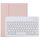 TG11B Tastiera Bluetooth staccabile bianca + custodia protettiva in pelle in microfibra per iPad Pro da 11 pollici (2020), con slot per penna e supporto (rosa) TG11B Tastiera Bluetooth staccabile bianca + custodia protettiva in pelle in microfibra per iPad Pro da 11 pollici (2020), con slot per penna e supporto (rosa)