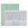 TG11BC Custodia protettiva in pelle microfibra con tastiera Bluetooth staccabile per iPad Pro da 11 pollici (2020), con touchpad, slot per penna e supporto (verde) TG11BC Custodia protettiva in pelle microfibra con tastiera Bluetooth staccabile per iPad Pro da 11 pollici (2020), con touchpad, slot per penna e supporto (verde)