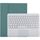 TG-102BC Tastiera Bluetooth staccabile bianca + custodia protettiva in pelle in microfibra per iPad da 10,2 pollici / iPad Air (2019), con touch pad, slot per penna e supporto (verde scuro) TG-102BC Tastiera Bluetooth staccabile bianca + custodia protettiva in pelle in microfibra per iPad da 10,2 pollici / iPad Air (2019), con touch pad, slot per penna e supporto (verde scuro)