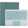 TG-102BC Tastiera Bluetooth verde staccabile + custodia protettiva in pelle in microfibra per iPad 10,2 pollici / iPad Air (2019), con touch pad, slot per penna e supporto (verde scuro) TG-102BC Tastiera Bluetooth verde staccabile + custodia protettiva in pelle in microfibra per iPad 10,2 pollici / iPad Air (2019), con touch pad, slot per penna e supporto (verde scuro)