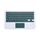 Tastiera Bluetooth wireless con tavoletta universale da 10 pollici HB119B con tattile (verde scuro) Tastiera Bluetooth wireless con tavoletta universale da 10 pollici HB119B con tattile (verde scuro)