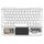 Tastiera Bluetooth wireless retroilluminata KB-333 per telefono cellulare, tablet, tastiera compatibile con laptop (bianca) Tastiera Bluetooth wireless retroilluminata KB-333 per telefono cellulare, tablet, tastiera compatibile con laptop (bianca)