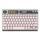 Tastiera Bluetooth con illuminazione trasparente Tastiera silenziosa wireless da 10 pollici (rosa) Tastiera Bluetooth con illuminazione trasparente Tastiera silenziosa wireless da 10 pollici (rosa)