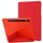 Per Samsung Galaxy Tab S8+ / S7+ Case di tavoletta in pelle silicone deformazione (rosso) Per Samsung Galaxy Tab S8+ / S7+ Case di tavoletta in pelle silicone deformazione (rosso)