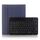 Custodia per tablet in pelle con tastiera Bluetooth staccabile per iPad Air 3 / Pro 10.5 / 10.2 2021 e 2020 e 2019 (blu scuro)