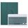 Custodia in pelle per tastiera Bluetooth girevole a 360 gradi per iPad 10.2 2021 / Air 2019 (verde scuro) Custodia in pelle per tastiera Bluetooth girevole a 360 gradi per iPad 10.2 2021 / Air 2019 (verde scuro)