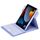Custodia in pelle per tastiera Bluetooth girevole a 360 gradi per iPad 10.2 2021 / Air 2019 (viola chiaro) Custodia in pelle per tastiera Bluetooth girevole a 360 gradi per iPad 10.2 2021 / Air 2019 (viola chiaro)