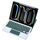 Per iPad Pro 11 2024 L13-A Custodia in pelle con tastiera Bluetooth trasparente in acrilico con rotazione a 360° e controllo touch (verde) Per iPad Pro 11 2024 L13-A Custodia in pelle con tastiera Bluetooth trasparente in acrilico con rotazione a 360° e controllo touch (verde)