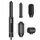 Asciugacapelli 5 in 1 con pettine ad aria calda, arricciacapelli automatico, ioni negativi, colore: nero, oro, spina UK Asciugacapelli 5 in 1 con pettine ad aria calda, arricciacapelli automatico, ioni negativi, colore: nero, oro, spina UK