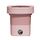 Mini lavatrice pieghevole completamente automatica con funzione di disidratazione, dimensioni: spina UK (rosa) Mini lavatrice pieghevole completamente automatica con funzione di disidratazione, dimensioni: spina UK (rosa)
