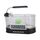 1.8L LED Light Desktop Water Flow Mini Fish Tank Home Turtle Tank Acquario autocircolante (nero) 1.8L LED Light Desktop Water Flow Mini Fish Tank Home Turtle Tank Acquario autocircolante (nero)