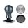 Martello a impatto regolabile per pressa per polvere a pressione costante per caffè, stile: filo blu argento + base rotonda (53 mm)