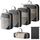6 in 1 Borsa organizer da viaggio compressa in rete per bagagli, vestiti, scarpe e articoli da toeletta (nero) 6 in 1 Borsa organizer da viaggio compressa in rete per bagagli, vestiti, scarpe e articoli da toeletta (nero)
