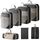 7 in 1 Borsa organizer da viaggio compressa in rete per bagagli, vestiti, scarpe e articoli da toeletta (nero) 7 in 1 Borsa organizer da viaggio compressa in rete per bagagli, vestiti, scarpe e articoli da toeletta (nero)