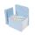 Cartelle portadocumenti espandibili A6 da 12 tasche per archiviazione e organizzazione, interno naturale (blu)