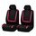 Coprisedile universale per auto Tessuto in poliestere Coprisedili per auto Coprisedili per auto Coprisedili per veicoli Accessori interni Set 4 pezzi Rosa Coprisedile universale per auto Tessuto in poliestere Coprisedili per auto Coprisedili per auto Coprisedili per veicoli Accessori interni Set 4 pezzi Rosa