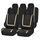 Coprisedile universale per auto Tessuto in poliestere Coprisedili per auto Coprisedili per auto Coprisedili per veicoli Accessori interni 9 pezzi Set Beige