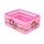 Piscina gonfiabile quadrata per bambini con motivo gelato per interni ed esterni, dimensioni: 150 x 110 x 50 cm, colore: rosa Piscina gonfiabile quadrata per bambini con motivo gelato per interni ed esterni, dimensioni: 150 x 110 x 50 cm, colore: rosa