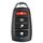 433MHZ Wireless Remote Copy del metallo di controllo fourbutton del portello del garage di codice della copia Telecomando 433MHZ Wireless Remote Copy del metallo di controllo fourbutton del portello del garage di codice della copia Telecomando