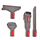 Set 4 in 1 accessori per aspirapolvere per Dyson V7 V8 V10 V11 V12 V15