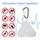 Repellente per zanzare portatile ad ultrasuoni da campeggio 709 (bianco) EDA005589101B 6922773561252