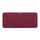 Tastiera Bluetooth wireless multi-dispositivo portatile Logitech K380 (rossa)