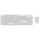 Logitech MK295 Set mouse tastiera silenziosa USB wireless (bianco)