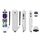 Custodia protettiva in silicone antiurto per telecomando TCL Roku Voice Remote Pro Y30 (bianco luminoso) Custodia protettiva in silicone antiurto per telecomando TCL Roku Voice Remote Pro Y30 (bianco luminoso)