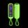Per TCL Roku RC280/RC282 Custodia in silicone per telecomando ovale da 2 pezzi (verde luminoso) Per TCL Roku RC280/RC282 Custodia in silicone per telecomando ovale da 2 pezzi (verde luminoso)