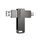 Unità flash con rotazione doppia interfaccia USB 3.2 + Type-C Lenovo Thinkplus MU110, dimensioni: 128 GB (grigio) Unità flash con rotazione doppia interfaccia USB 3.2 + Type-C Lenovo Thinkplus MU110, dimensioni: 128 GB (grigio)