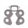 Isolamento acustico Cyclone in cotone grigio per accessori per aspirapolvere Dyson V10/V11 Isolamento acustico Cyclone in cotone grigio per accessori per aspirapolvere Dyson V10/V11