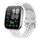 Cinturino in silicone tinta unita con fibbia argentata per Amazfit Bip 6 (bianco) Cinturino in silicone tinta unita con fibbia argentata per Amazfit Bip 6 (bianco)
