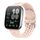 Cinturino in silicone tinta unita con fibbia argentata per Amazfit Bip 6 (rosa) Cinturino in silicone tinta unita con fibbia argentata per Amazfit Bip 6 (rosa)