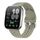Cinturino in silicone tinta unita con fibbia argentata per Amazfit Bip 6 (verde chiaro) Cinturino in silicone tinta unita con fibbia argentata per Amazfit Bip 6 (verde chiaro)