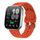 Cinturino in silicone tinta unita con fibbia argentata per Amazfit Bip 6 (arancione) Cinturino in silicone tinta unita con fibbia argentata per Amazfit Bip 6 (arancione)