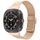 Cinturino in metallo con fibbia integrata in milanese per Samsung Galaxy Watch Ultra 47 mm (oro rosa)