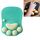 MONTIAN Tappetino per mouse in silicone antiscivolo a forma di artiglio di gatto lento e morbido (verde)